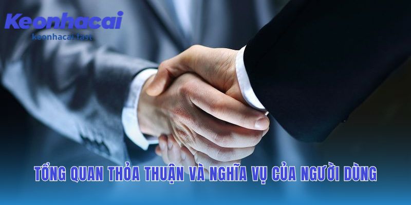 Nghĩa vụ người dùng được quy định rõ trong điều khoản và điều kiện